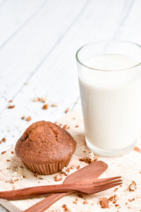 Close-up of drink on table