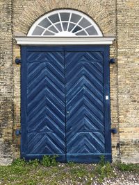 Close-up of closed door