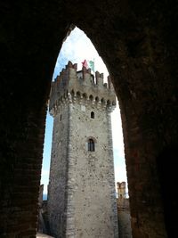 Low angle view of historical building