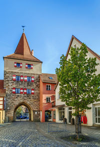 Exterior of building against clear sky