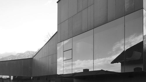 Low angle view of building against sky