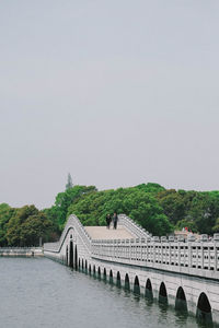 Low angle view of an ancient bridge