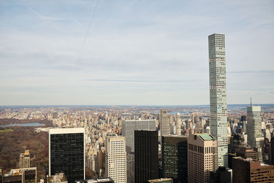 New york seen from top of the rock