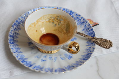 Close-up of drink on table