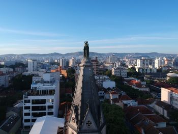 Statue of buildings in city