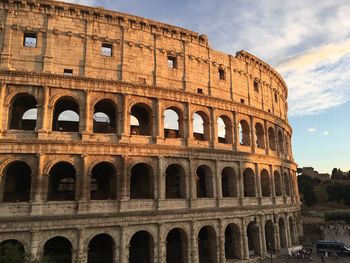 Coliseum against sky