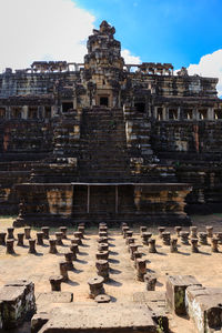 View of old ruin building