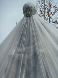 Low angle view of statue