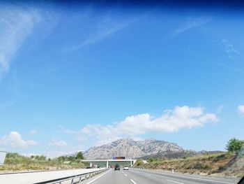 Scenic view of blue sky