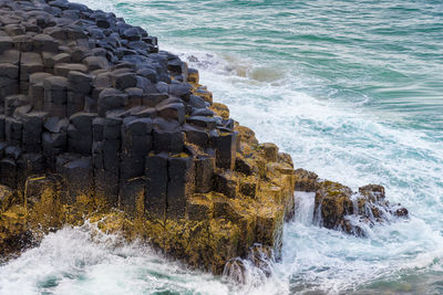 Scenic view of sea waves