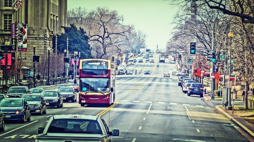 Traffic on road