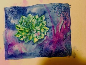 Close-up of graffiti on wall