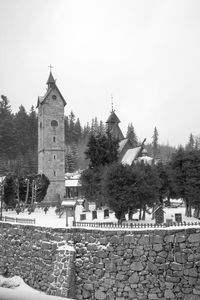 View of bell tower against sky