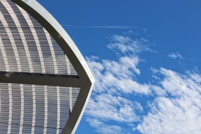 Low angle view of building against sky