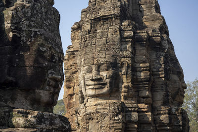 View of buddha statue