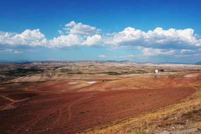 Scenic view of landscape against sky