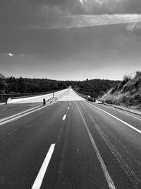 View of highway against sky