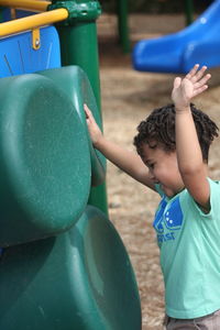 Children playing in playground