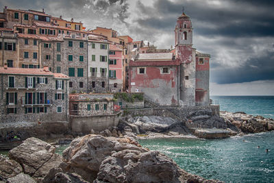 View of buildings in city