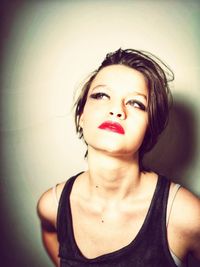 Portrait of a beautiful young woman