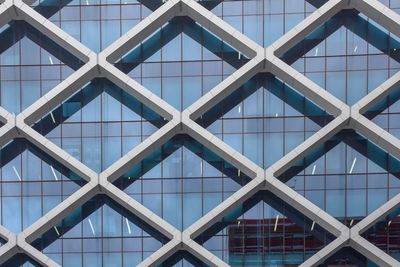 Full frame shot of modern building against sky