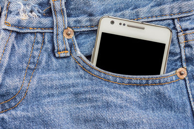 Close-up of mobile phone