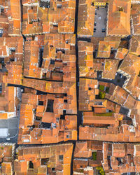 Full frame shot of house roofs