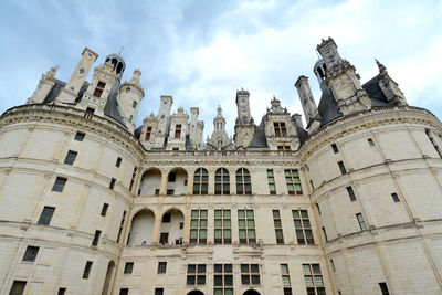 Low angle view of historical building against sky