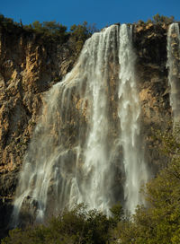 View of waterfall