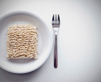 Close-up of breakfast in plate