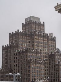 Low angle view of buildings against sky