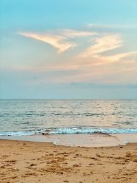 A night walk in the beach