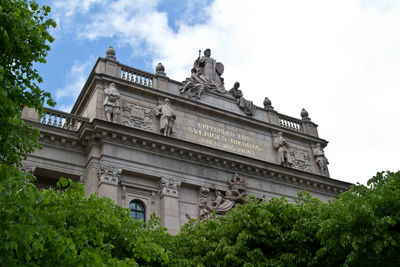 Low angle view of historical building against sky