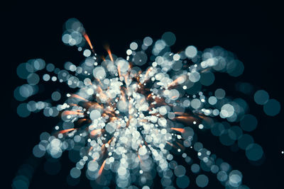 Close-up of illuminated christmas lights