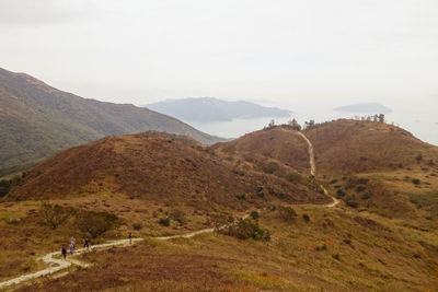 Scenic view of mountains