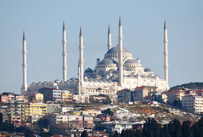 View of buildings in city