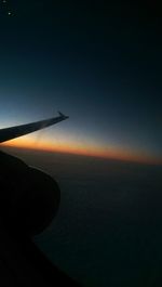 Sunset over landscape