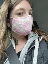 Close-up portrait of a girl