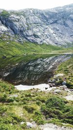 Scenic view of mountains