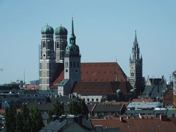 View of buildings in city