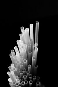 Close up of keys over black background