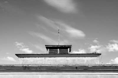 Low angle view of building against sky