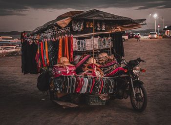 Shopping cart for sale at street market