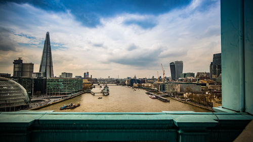 Cityscape against sky