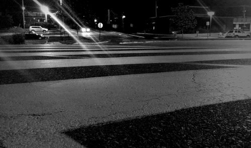 City street at night