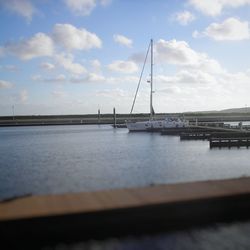 Scenic view of river against sky