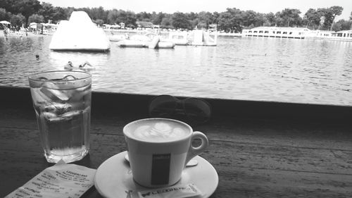 Close-up of drink on table