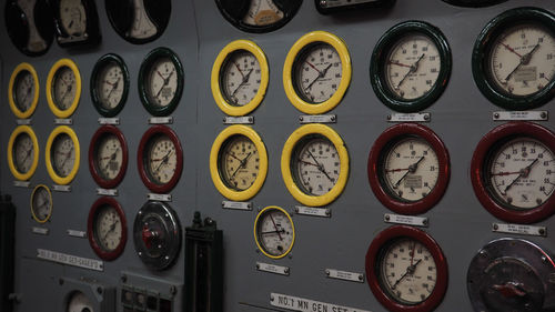 Gauges in factory