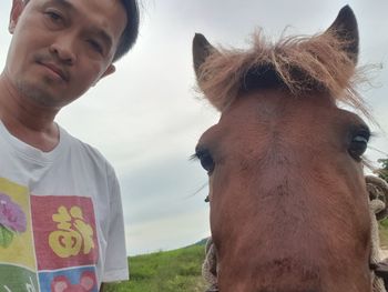 Portrait of man smiling