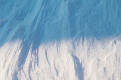 Full frame shot of frozen water